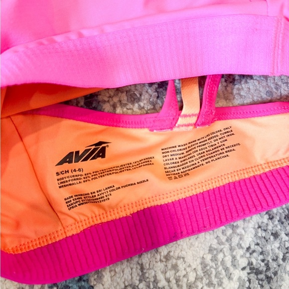 Avia Pink Vibrant Sports Bra - Picture 4 of 4